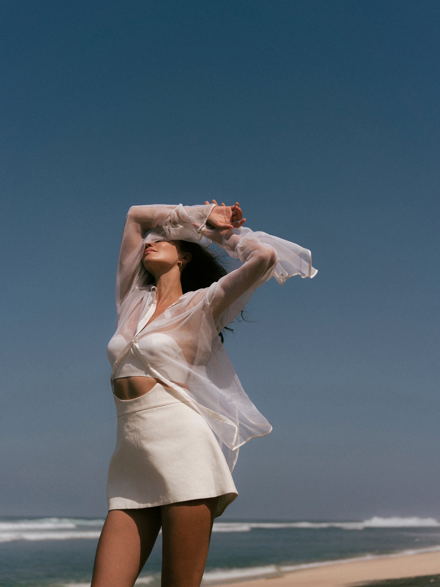 Sky blouse