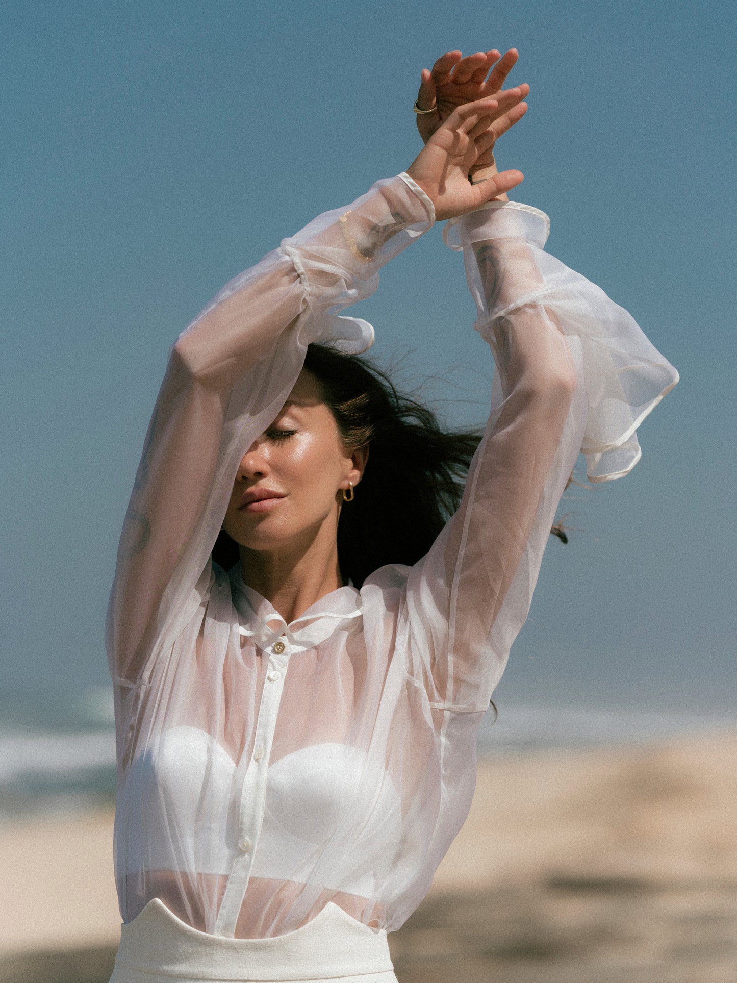 Sky blouse