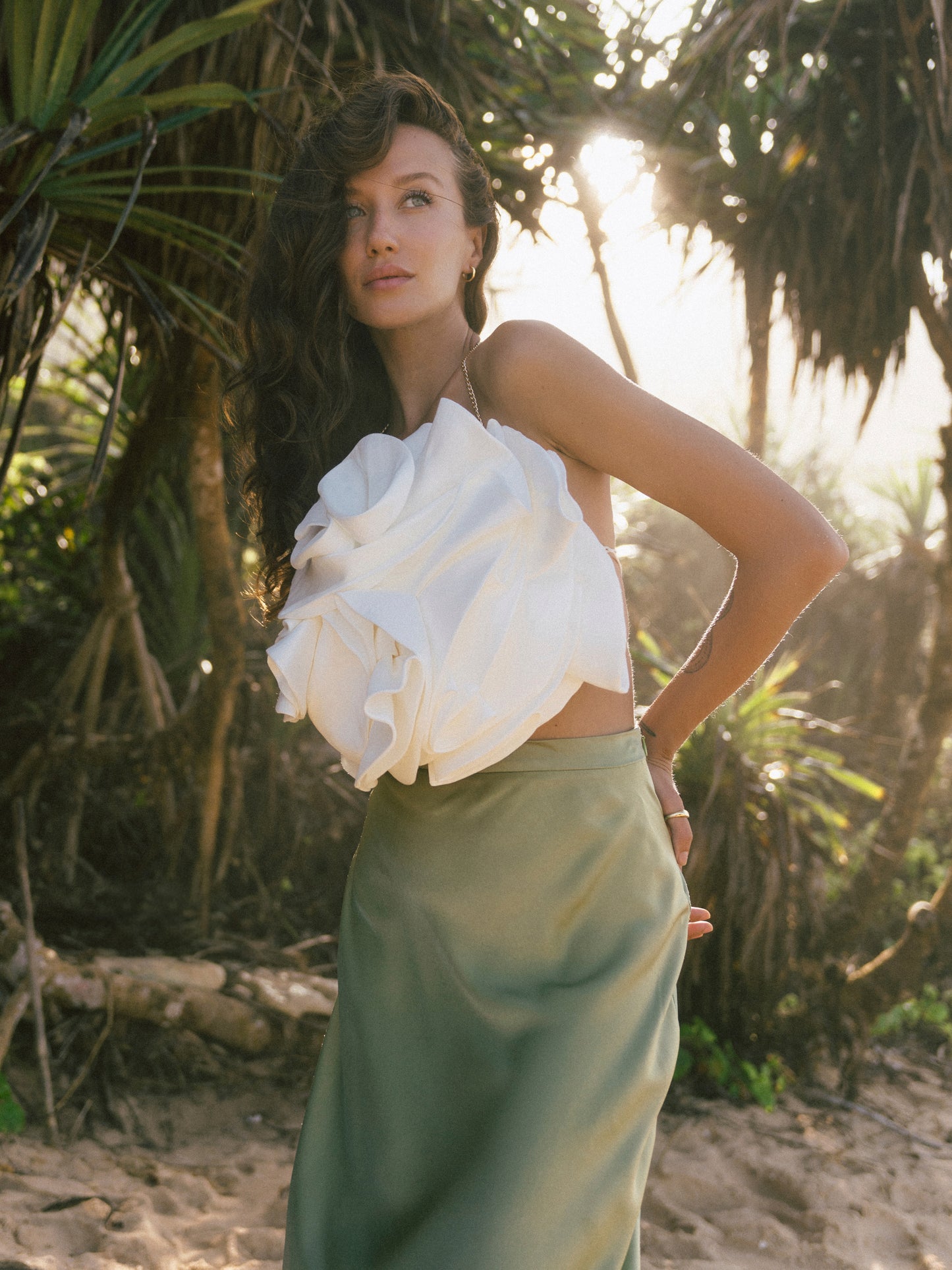 Lady long skirt
